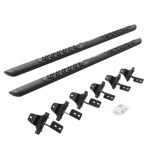 Go Rhino V3450674T Running Boards, Powdercoated Textured Black, Aluminum, 4-Door, Sport Utility, V3 Series