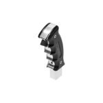 Hurst 5380436 Pistol-Grip Series Shift Knob - Anodized Black/Polished, Aluminum, Pistol-Grip, Direct Fit, Sold Individually