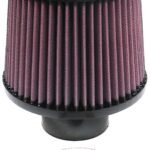 K&N RX-4950 Universal Air Filter - Red, Cotton Gauze, Washable, Direct Fit, Sold Individually