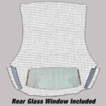 Kee Auto Top CD2045WG01SDX Convertible Top, White - Image 2