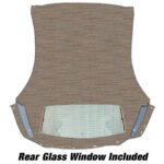 Kee Auto Top CD2045WG10SDX Convertible Top, Parchment - Image 2