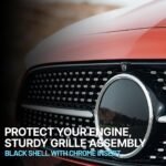 Replacement 4-Piece Kit, Grille Chrome Shell with Painted Black Insert, Includes (1) Bumper Cover, (1) Grille, and (2) Headlight - Image 10