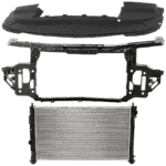 Replacement 3-Piece Kit Radiator, 4 Cyl 2.4L, includes (1) Radiator, (1) Radiator Support, and (1) Radiator Support Cover