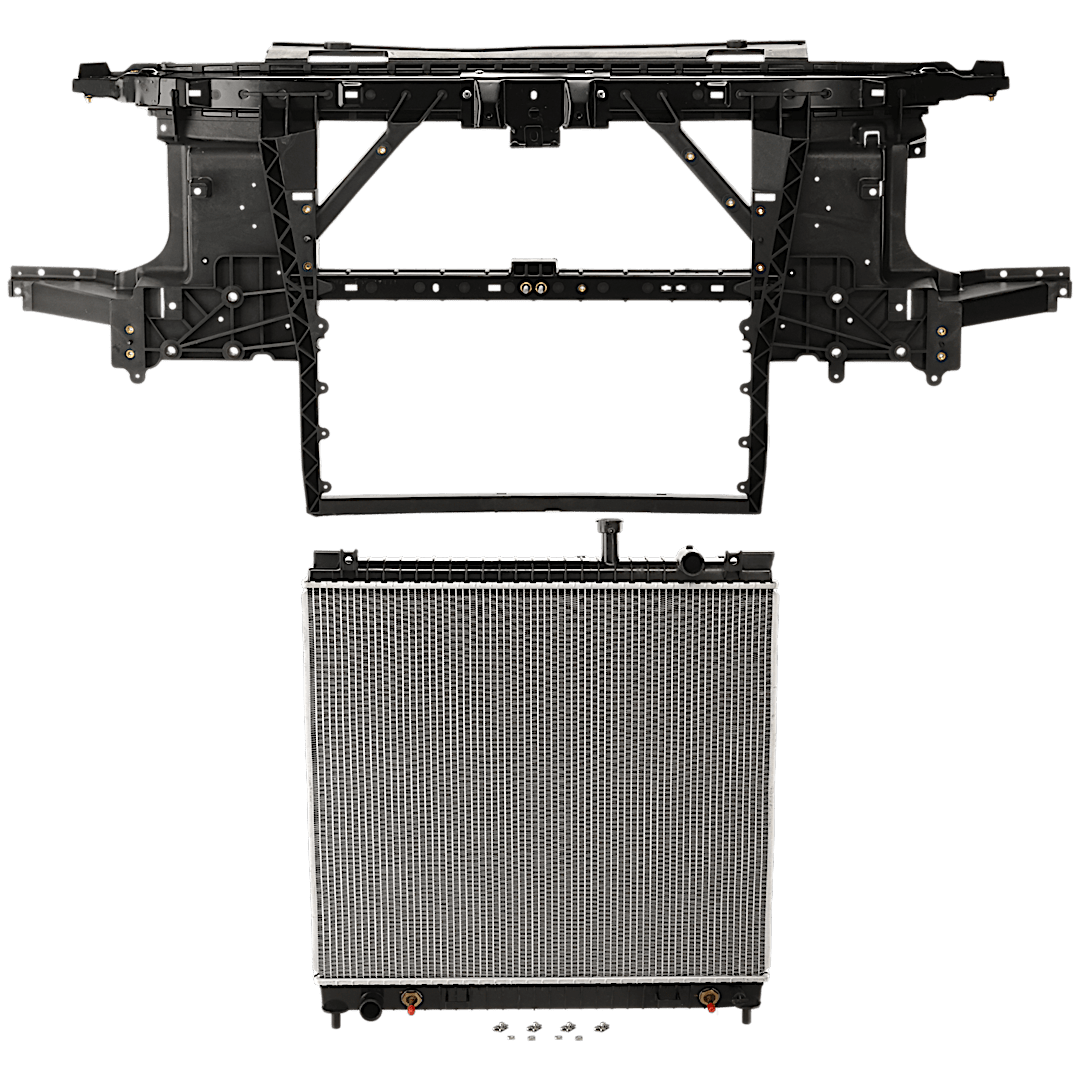 kit-011725-27_1.png Replacement 2-Piece Kit Radiator, 8 Cyl, 5.6L Eng., Plastic Tank - Image 1
