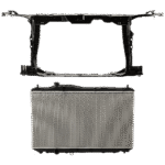 Replacement 2-Piece Kit Radiator, 4 Cyl, Plastic Tank