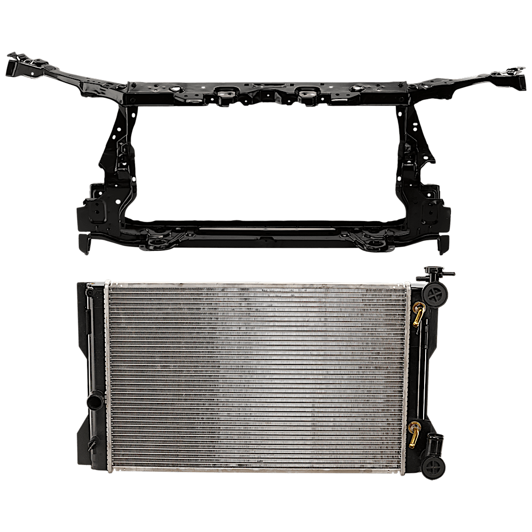 kit-011725-83_1.png Replacement 2-Piece Kit Radiator, 4 Cyl, 2.4L Eng., Plastic Tank - Image 1