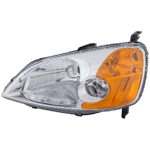 Replacement 7-Piece Kit Driver Side Incandescent Headlight, Includes (2) Bumper Bracket, (1) Bumper Cover, (1) Fender, (1) Fender Liner, (1) Headlight, and (1) Light Bulb - Image 2