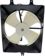Replacement 6-Piece Kit Cooling Fan Assembly, Radiator and A/C Condenser Fan, 3.2L 6 Cyl. Engine, Includes Coolant Reservoir, Coolant Temperature Sensor, and Radiator Support - Image 2