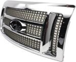 Replacement 2-Piece Kit, Grille Chrome Shell with Painted Gold Insert, For Models Without Wheel Opening Moldings, Includes (1) Bumper Cover and (1) Grille - Image 8