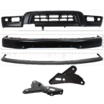 Replacement 5-Piece Kit Front Bumper, Includes (1) Bumper, (2) Bumper Bracket, (1) Bumper Trim, and (1) Valance