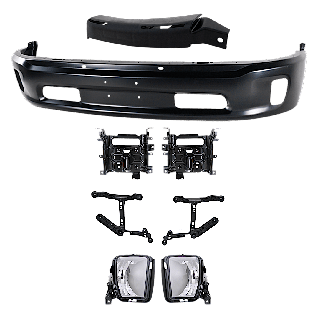 kit-012925-c70_1.png Replacement 8-Piece Kit Front, Lower Bumper, Includes (1) Bumper, (5) Bumper Bracket, and (2) Fog Light - Image 1