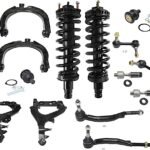 TrueDrive 14-Piece Kit Front, Driver and Passenger Side, Upper and Lower Control Arm with Ball Joints, Loaded Struts, Sway Bar Links, and Tie Rod Ends, with 16mm Tie Rod Thread