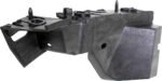 Replacement 4-Piece Kit, Front Primed Bumper Cover, For Models w/o S-Line Package, w/ Adaptive Cruise Control and Parking Aid Sensor, Includes (2) Bumper Bracket, (1) Bumper Cover, (1) Bumper Reinforcement - Image 14