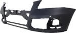 Replacement 4-Piece Kit, Front Primed Bumper Cover, For Models w/o S-Line Package, w/ Adaptive Cruise Control and Parking Aid Sensor, Includes (2) Bumper Bracket, (1) Bumper Cover, (1) Bumper Reinforcement - Image 3