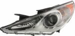 Replacement 3-Piece Kit Driver and Passenger Side Halogen Headlight, With bulb(s), Sedan, OE Replacement, Includes (1) Bumper Cover and (2) Headlight - Image 9