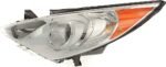 Replacement 3-Piece Kit Driver and Passenger Side Halogen Headlight, With bulb(s), Sedan, OE Replacement, Includes (1) Bumper Cover and (2) Headlight - Image 10