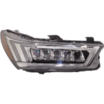 JC Whitney 3-Piece Kit Driver and Passenger Side Headlight, Includes (2) Headlight and (1) Bumper Cover - Image 2