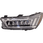 JC Whitney 3-Piece Kit Driver and Passenger Side Headlight, Includes (2) Headlight and (1) Bumper Cover - Image 3