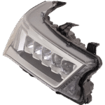 JC Whitney 3-Piece Kit Driver and Passenger Side Headlight, Includes (2) Headlight and (1) Bumper Cover - Image 5