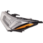 JC Whitney 3-Piece Kit Driver and Passenger Side Headlight, Includes (2) Headlight and (1) Bumper Cover - Image 9