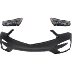 JC Whitney 3-Piece Kit Driver and Passenger Side Headlight, Includes (2) Headlight and (1) Bumper Cover