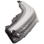 JC Whitney 3-Piece Kit Driver and Passenger Side Headlight, Includes (2) Headlight and (1) Bumper Cover - Image 5