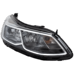 JC Whitney 3-Piece Kit Driver and Passenger Side Headlight, Includes (2) Headlight and (1) Bumper Cover - Image 5