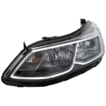 JC Whitney 3-Piece Kit Driver and Passenger Side Headlight, Includes (2) Headlight and (1) Bumper Cover - Image 6