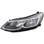JC Whitney 3-Piece Kit Driver and Passenger Side Headlight, Includes (2) Headlight and (1) Bumper Cover - Image 3