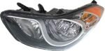 JC Whitney 3-Piece Kit Driver and Passenger Side Headlight, Includes (2) Headlight and (1) Bumper Cover - Image 3