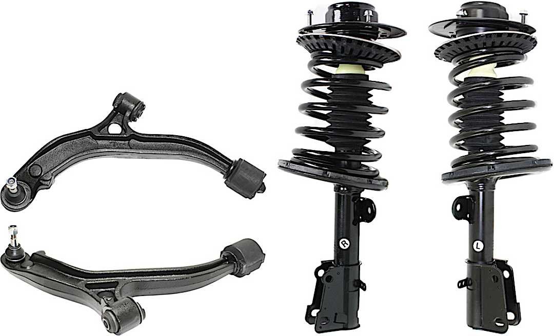 kit-032118-17_1.jpg TrueDrive 4-Piece Kit Front, Driver and Passenger Side, Lower Control Arms with Loaded Struts, Front Wheel Drive - Image 1