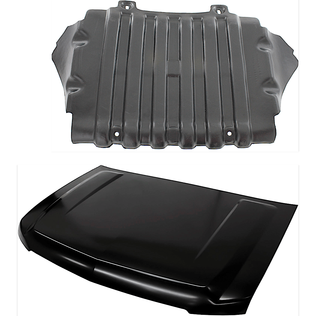 kit-032725-18_1.png JC Whitney 2-Piece Kit Hood, Includes (1) Engine Splash Shield and (1) Hood - Image 1