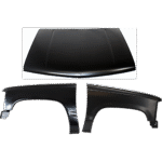 JC Whitney 3-Piece Kit Hood, Includes (2) Fender and (1) Hood
