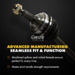 TrueDrive 8-Piece Kit Front, Driver and Passenger Side Axle Assembly with Brake Discs, Brake Pad Set, and Control Arms, 4WD, 4.0L Engine - Image 20
