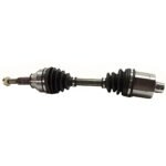 TrueDrive 8-Piece Kit Front, Driver and Passenger Side Axle Assembly, Automatic Transmission, 5 Lug, FWD, includes Brake Discs, Brake Pad Sets, and Control Arms - Image 2