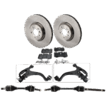 TrueDrive 7-Piece Kit Front, Driver and Passenger Side, Lower Control Arm, 4WD, 380mm Front Disc, Brembo Front Calipers, includes Axle Assembly, Brake Discs, and Brake Pad Set