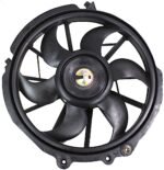 Replacement 4-Piece Kit Driver and Passenger Side Radiator and A/C Condenser Fan, includes Radiator Support - Image 2