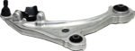TrueDrive 5-Piece Kit Front, Passenger Side, Lower Control Arm with Axle Assembly, Brake Discs, and Brake Pad Set, AWD - Image 4