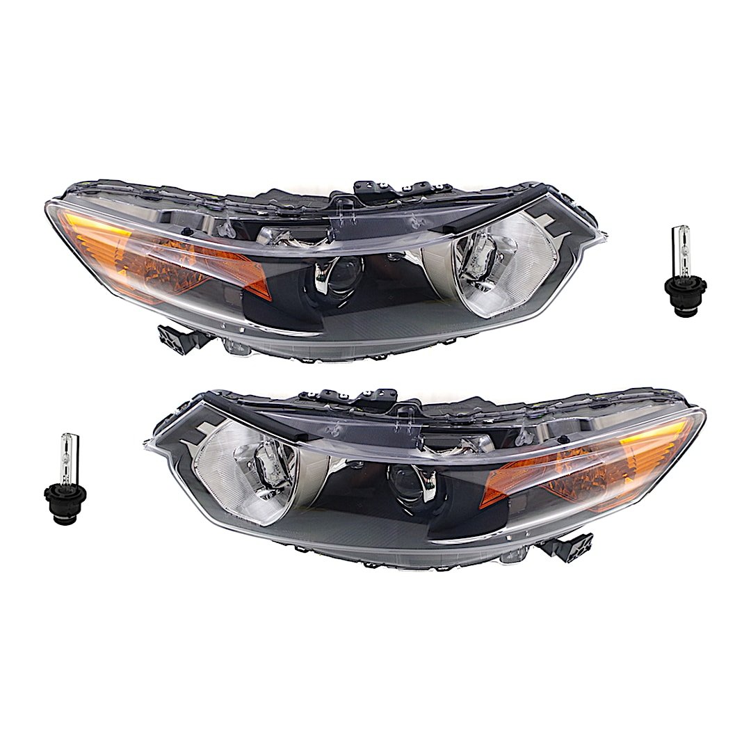 kit-041423-259_1.jpg Replacement 4-Piece Kit HID/Xenon Headlights, With bulb(s), Includes (2) Headlight and (2) Headlight Bulb, CAPA Certified - Image 1