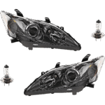 Replacement 4-Piece Kit Halogen Headlights, With bulb(s), Includes (2) Headlight and (2) Headlight Bulb
