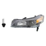 Replacement 2-Piece Kit HID/Xenon Headlights, With bulb(s), Includes (1) Headlight and (1) Headlight Bulb, CAPA Certified