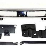 Replacement 7-Piece Kit, Front Bumper, Chrome, Includes (1) Bumper and (6) Bumper Bracket