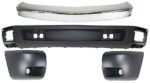 Replacement 4-Piece Kit, Front Bumper, Chrome, Includes (1) Bumper, (2) Bumper End, and (1) Valance