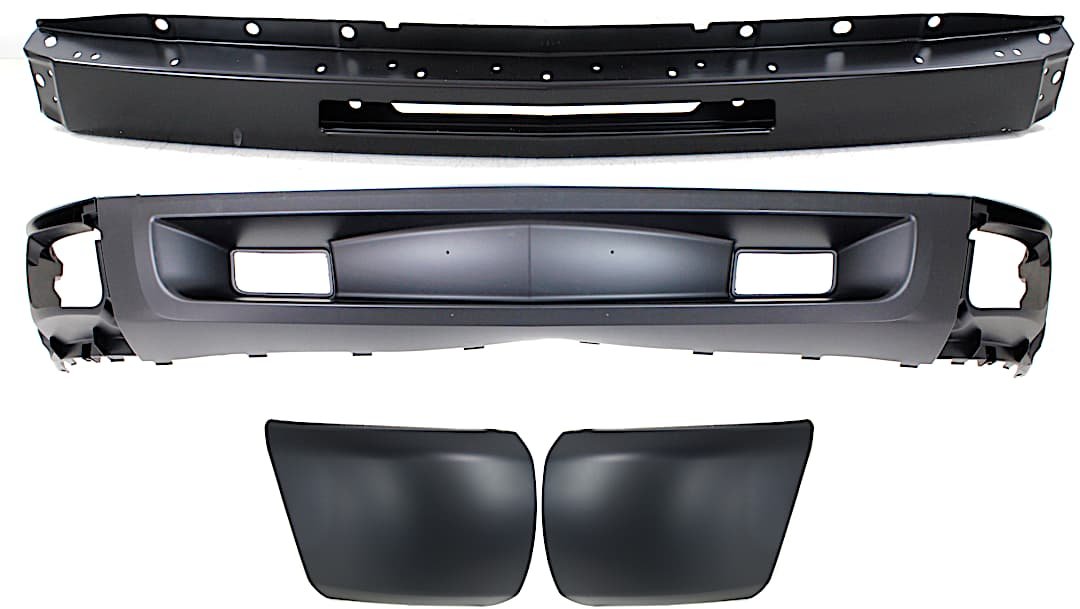 kit-050117-31_1.jpg Replacement 4-Piece Kit, Front Bumper, Primed, Includes (1) Bumper, (2) Bumper End, and (1) Valance - Image 1