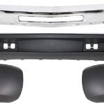 Replacement 4-Piece Kit, Front Bumper, Chrome, Includes (1) Bumper, (2) Bumper End, and (1) Valance