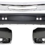 Replacement 4-Piece Kit, Front Bumper, Chrome, Includes (1) Bumper, (2) Bumper End, and (1) Valance