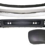 Replacement 4-Piece Kit, Front Bumper, Chrome, Includes (1) Bumper, (1) Bumper End, and (2) Valance