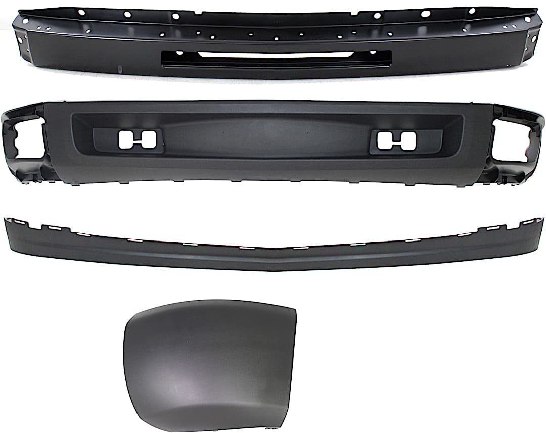 kit-050217-30_1.jpg Replacement 4-Piece Kit, Front Bumper, Primed, Includes (1) Bumper, (1) Bumper End, and (2) Valance - Image 1