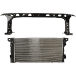 JC Whitney 2-Piece Kit Radiator Support Upper Reinforcement Includes (1) Radiator and (1) Radiator Support