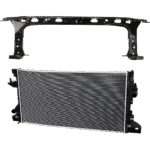 JC Whitney 2-Piece Kit Radiator Support Upper Reinforcement Includes (1) Radiator and (1) Radiator Support